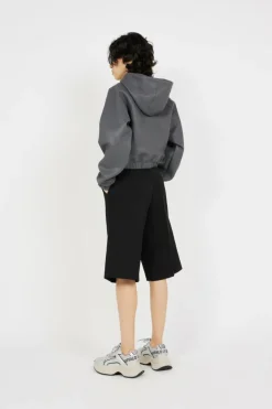 PU SCUBA CROPPED JKT - Veste | Noir