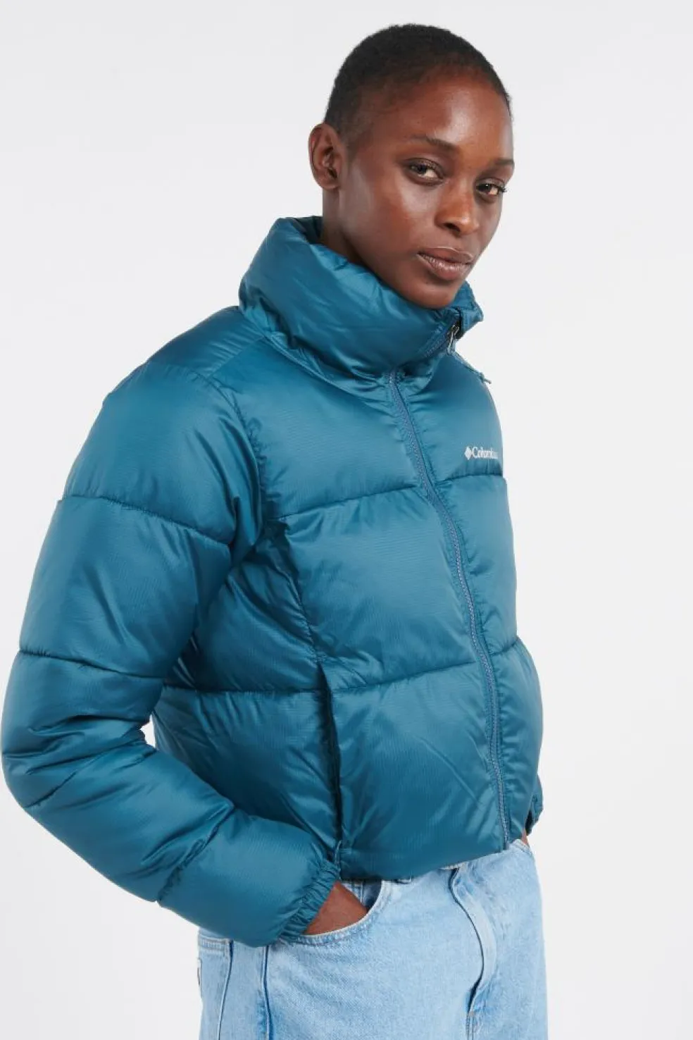 PUFFECT™ II CROPPED JACKET - Doudoune | Bleu