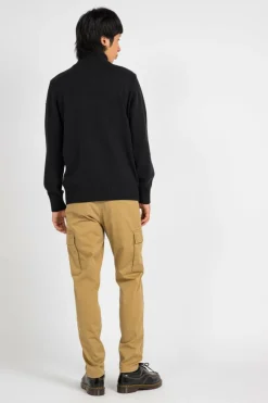 PULL 1/2 ZIP FIL RECYCLE - Sweatshirt | Noir