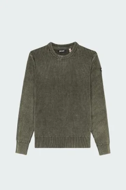 PULL COL ROND RIB - Pull | Vert