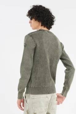 PULL COL ROND RIB - Pull | Vert