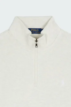 Pull demi-zippé à maille double - Sweatshirt | Gris