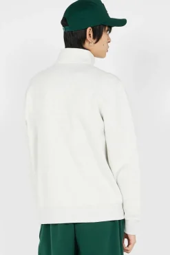 Pull demi-zippé à maille double - Sweatshirt | Gris