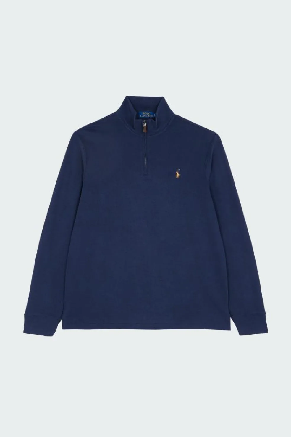 Pull demi-zippé côtelé Estate - Sweatshirt | Bleu