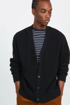 PULL F4GFD003 ABATE CARDI 010 B - Cardigan | Noir