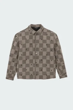 QUILTED SHIELD LS - Surchemise | Gris