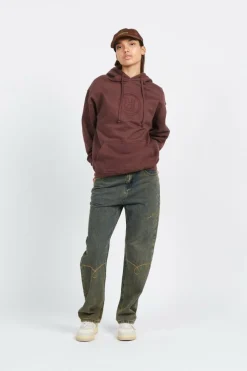 R LOGO - Hoodie | Marron