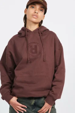 R LOGO - Hoodie | Marron