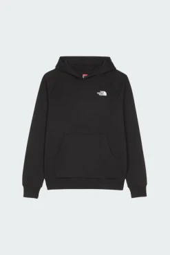 RAGLAN RED BOX - Hoodie | Noir