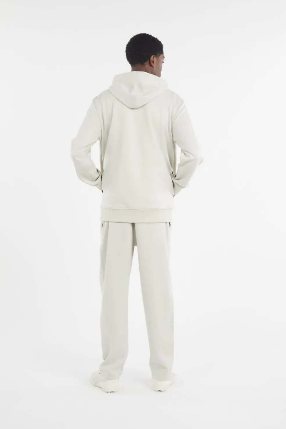 RAINER LIGHT SPACER - Hoodie zippé | Beige