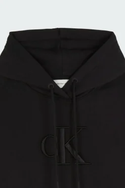 RAISED EMBROIDERY CK - Hoodie | Noir