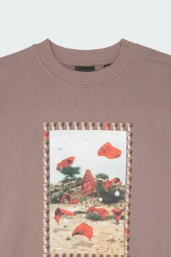 rashad sweater - Sweatshirt | Marron