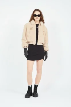 rasra varsity jacket - Bomber | Beige