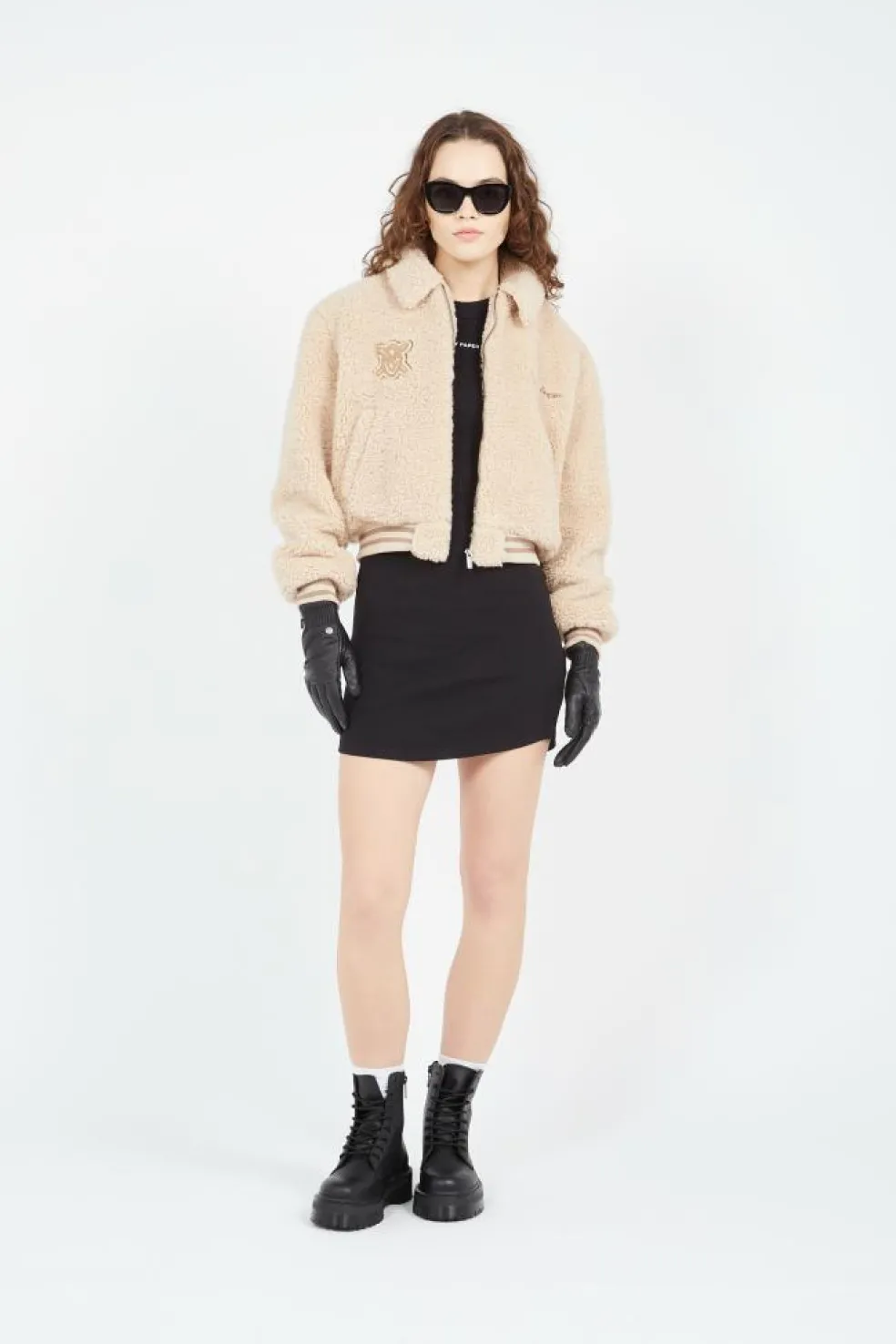 rasra varsity jacket - Bomber | Beige