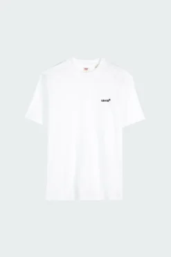 RED TAB VINTAGE TEE - Tee-shirt col rond regular-fit avec logo brodé en coton | Beige