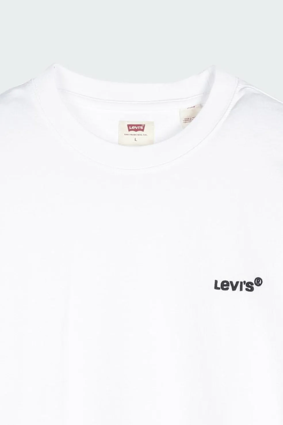 RED TAB VINTAGE TEE - Tee-shirt col rond regular-fit avec logo brodé en coton | Beige