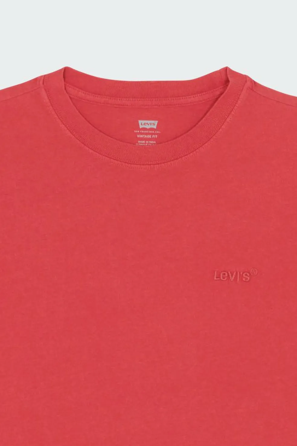RED TAB VINTAGE TEE - T-shirt | Rouge