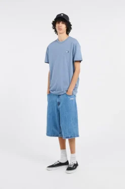 REG BADGE TEE EX - T-shirt | Bleu