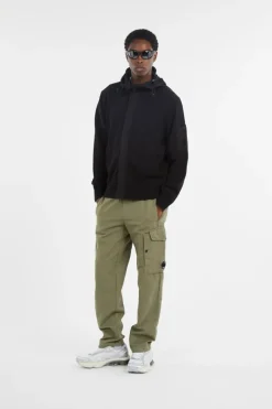 REGULAR FIT COTTON/LINEN PANTS - Pantalon | Kaki