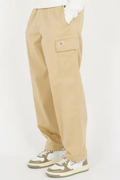 REGULAR STRAIGHT CAR - Pantalon cargo | Beige