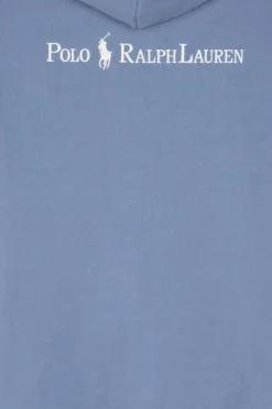 Relaxed Fit Logo Fleece Hoodie - Hoodie | Bleu