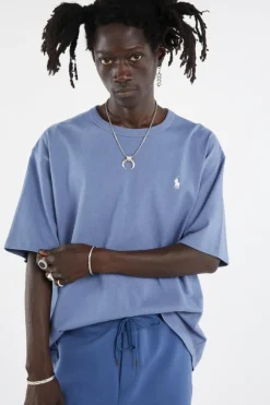 Relaxed Fit Logo Jersey T-Shirt - T-shirt | Bleu