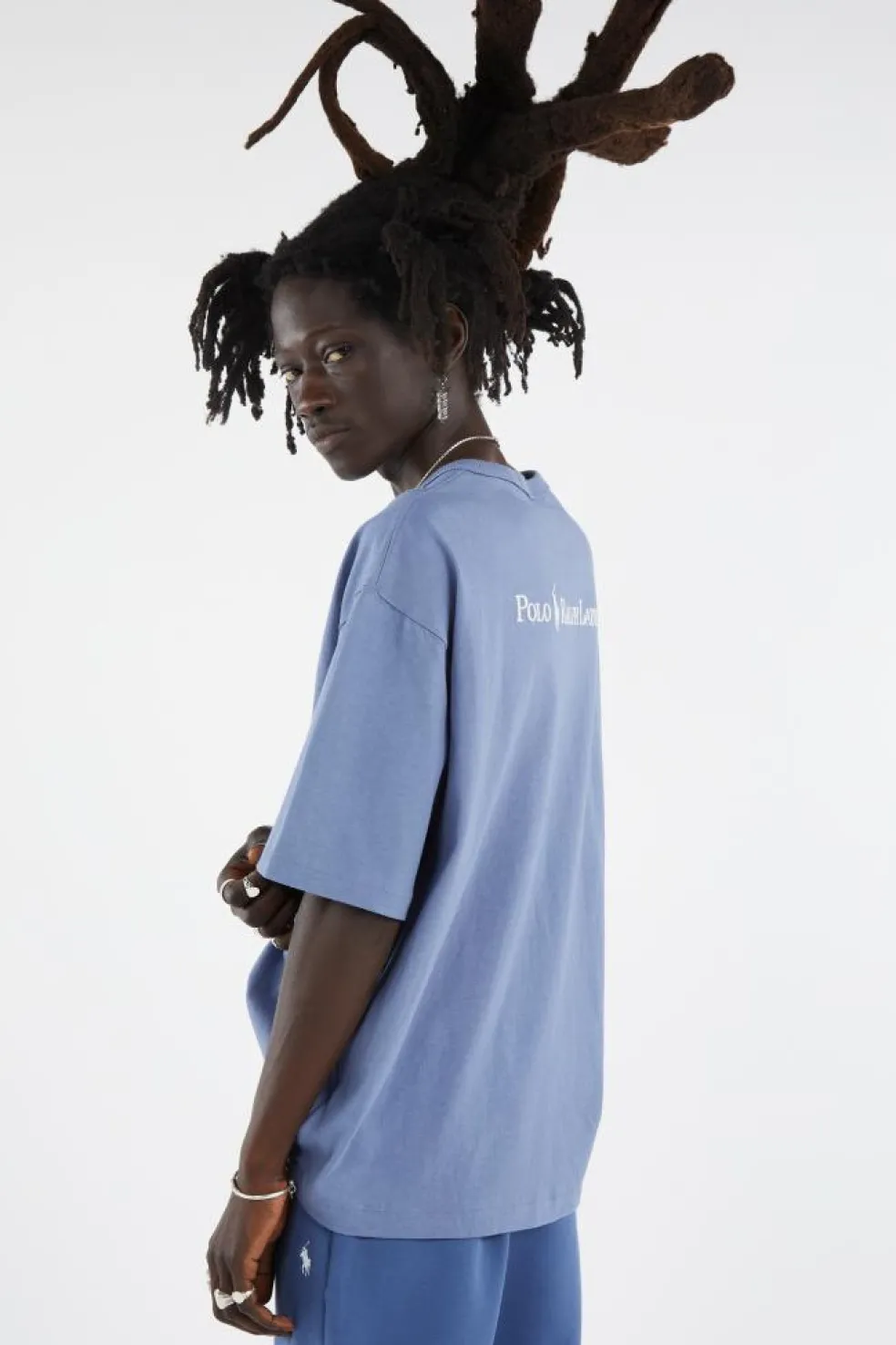 Relaxed Fit Logo Jersey T-Shirt - T-shirt | Bleu