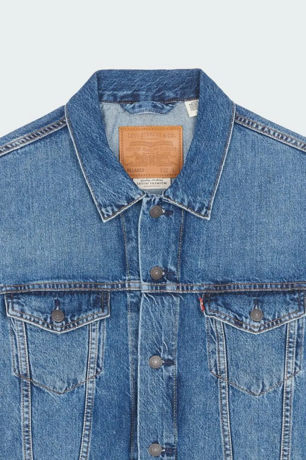 RELAXED FIT TRUCKER - Veste | Bleu