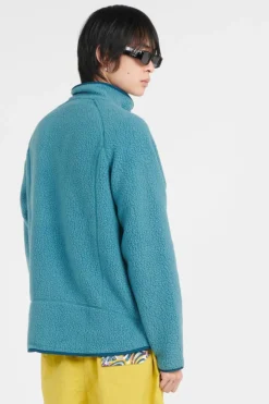 Retro Pile Fleece - Polaire | Bleu