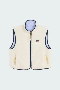 REVERSIBLE TEDDY - Gilet | Blanc