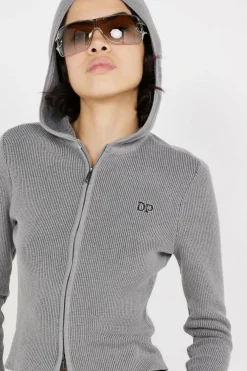 RIB KNIT - Gilet | Gris