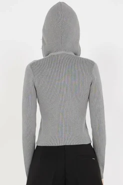 RIB KNIT - Gilet | Gris