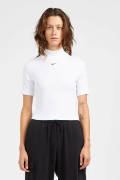 RIB MOCK SS 386 - Top manches courtes | Blanc