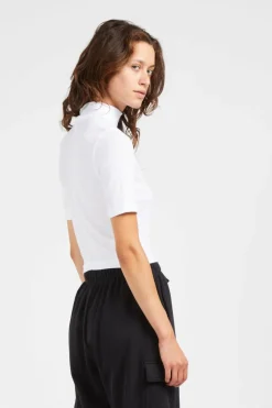 RIB MOCK SS 386 - Top manches courtes | Blanc