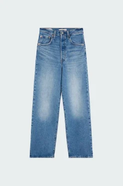 RIBCAGE STRAIGHT ANKLE - Jean | Bleu