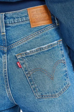 RIBCAGE STRAIGHT ANKLE - Jean | Bleu