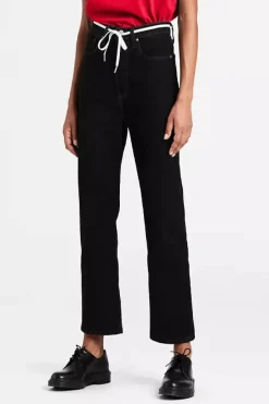 RIBCAGE STRAIGHT ANKLE - Jean | Noir