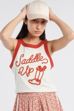 RINGER TANK - Débardeur | Beige