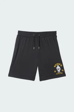 Ripped and Dipped Mesh Shorts - Short | Noir