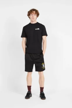 Ripped and Dipped Mesh Shorts - Short | Noir