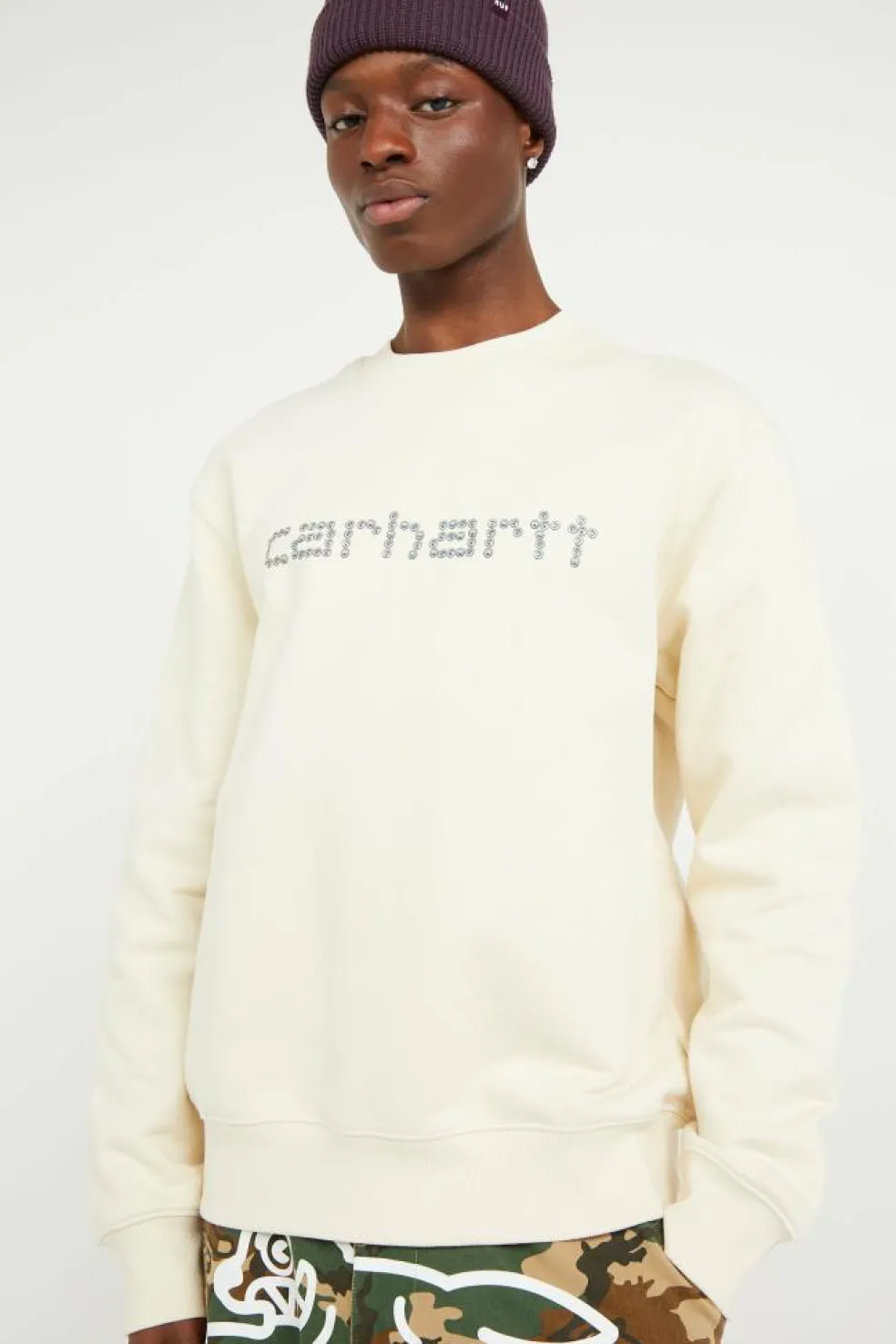 Rivet Script - Sweat | Beige