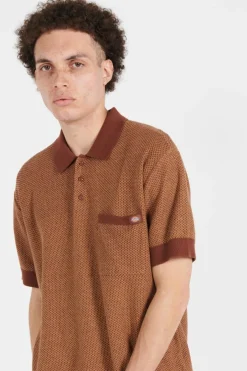 ROCKY KNIT POLO SS OAK BUFF - Polo | Jaune