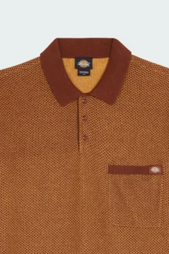 ROCKY KNIT POLO SS OAK BUFF - Polo | Jaune