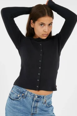 RORY LS BUTTON UP - Gilet | Noir