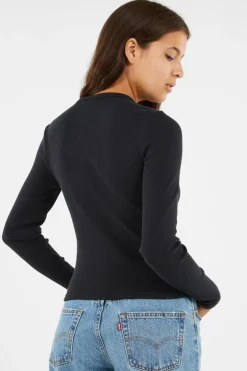 RORY LS BUTTON UP - Gilet | Noir