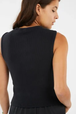 RORY SL BUTTON UP - Débardeur | Noir