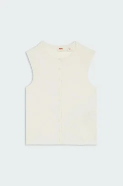 RORY SL BUTTON UP - Débardeur | Beige