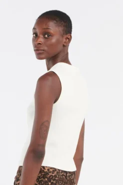 RORY SL BUTTON UP - Débardeur | Beige