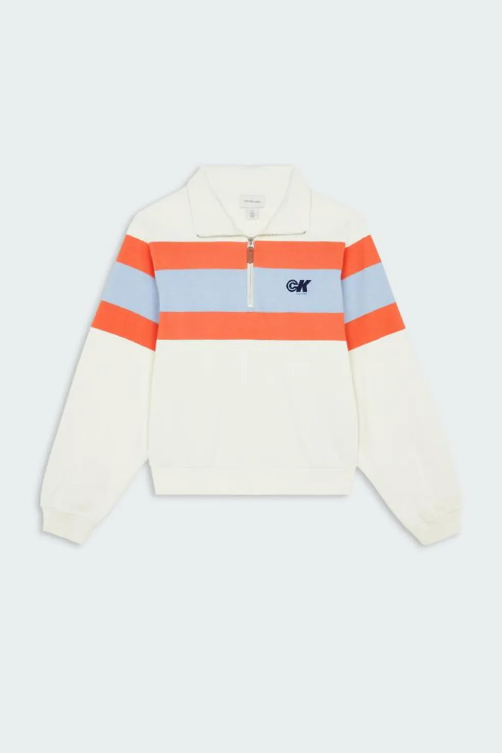 RUGBY JERSEY 1/4 ZIP - Sweatshirt | Blanc