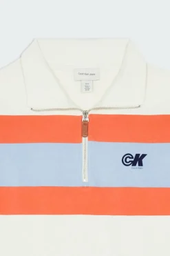 RUGBY JERSEY 1/4 ZIP - Sweatshirt | Blanc